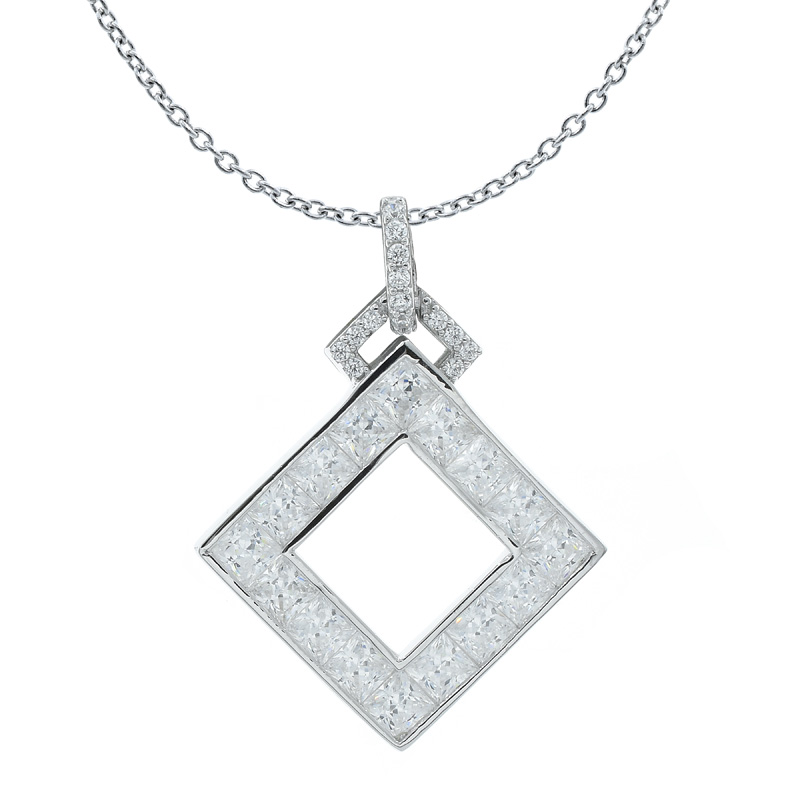 square pendant for ladies