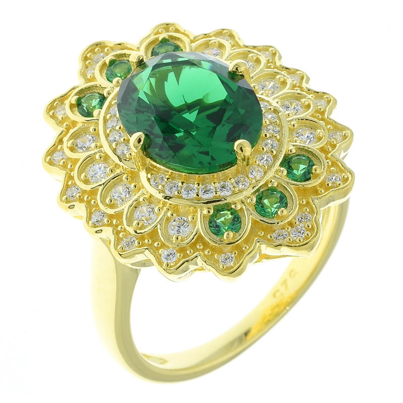 Women Lace Flower Ring For Ladies