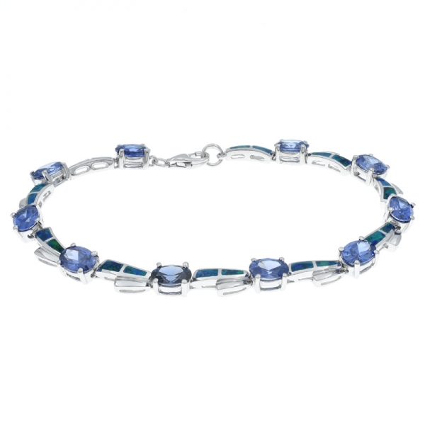 bijoux bracelet opale classique pour dames 
