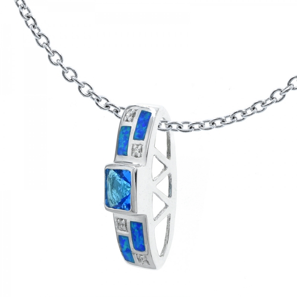 magnifique pendentif opale pour femme en argent sterling 925 
