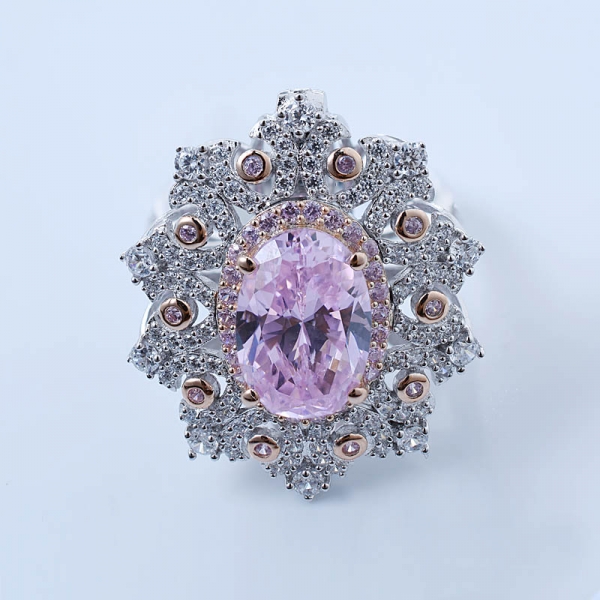 Ensemble de bijoux en forme de diamant de flocon de neige en argent sterling 925 