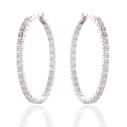 Boucle d'oreille en argent 925