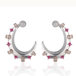 Boucle d'oreille en argent 925