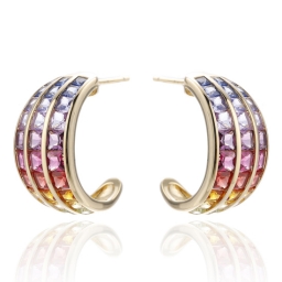 Boucle d'oreille en argent 925