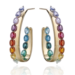 Boucle d'oreille en argent 925