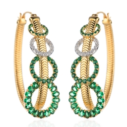 Boucle d'oreille en argent 925