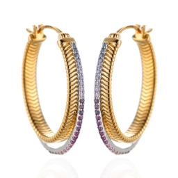 Boucle d'oreille en argent 925