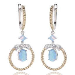 Boucle d'oreille en argent 925