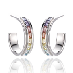 Boucles d'oreilles en argent 925